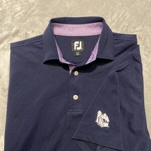 FootJoy Polo Shirt‎ Mens XL Navy Paisley Short Sleeve